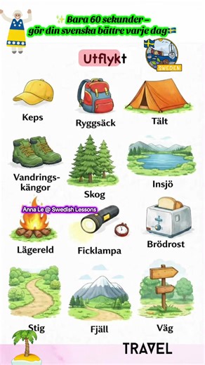 💬 1 minut svenska – lite idag, mycket imorgon🇸🇪#svenskaflytande #svenskaspråket #svenskar