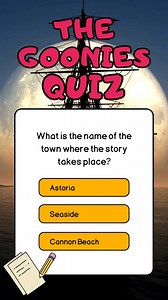 🗺️✨ Hey Goonies fans! Think you know everything about our favorite treasure-hunting crew? Test your Goonies knowledge with our ultimate quiz! 🎬🏴‍☠️ From One-Eyed Willy’s secrets to Chunk’s hilarious antics, see if you have what it takes to be a true Goonie. 💎👀 Share your score in the comments and tag your fellow Goonies to join the fun. Remember, Goonies never say die! 💪❤️ #GooniesQuiz #80sNostalgia #GooniesNeverSayDie | Eighties Kids