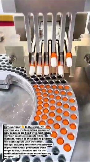 Capsule Filling Machine: How Pharmaceuticals are Made! 💊🏭