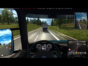 Euro Truck Simulator 2 TSM Map 6 trip from Duisburg to Kassel