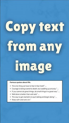 Copy Text From any image
