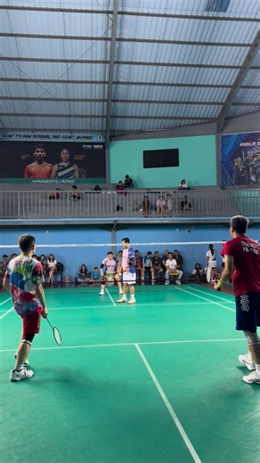 1.5K views | Target bola badminton Christmas cup Ganda putra final #fblifestyle #badminton #badmintonlovers #beritaterkini #tournament | Badminton Emoji | Facebook