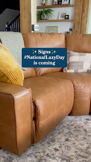 La-Z-Boy on Instagram: "Celebrate on your sectional 8/10. #NationalLazyDay"