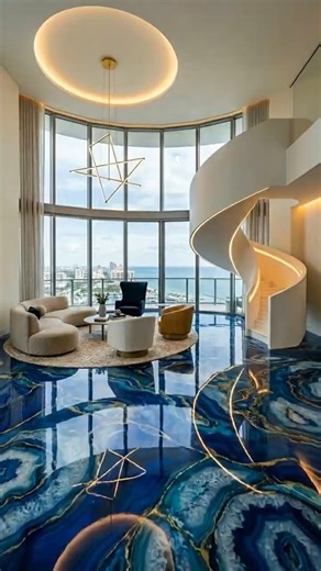 Luxury Geode Epoxy Floor Installation Time Lapse