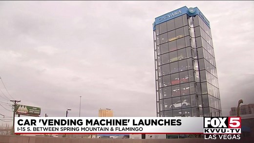 NEW WAY TO BUY CARS: Carvana has launched its 11-story car "vending machine" in Las Vegas. READ MORE: https://bit.ly/3utg8O1 | FOX5 Las Vegas