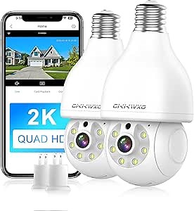 Amazon.com : CiKiKWXO Light Bulb Camera : Electronics