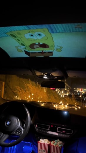 Imagine the experience 😍🍿 #netflix #car #cinema #projector