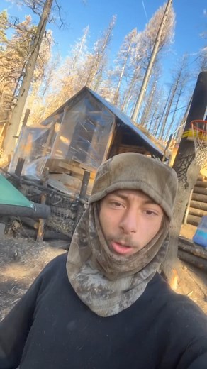 25K views · 530 reactions | Building Cabin #willsurvives #logcabin #buildingacabin #snow #aloneoffgrid #diy #bushcraft #cabin | Willsurvivesefficiall | Facebook
