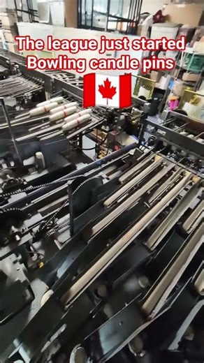 Bowling machine for candle type pins in New Brunswick 🇨🇦