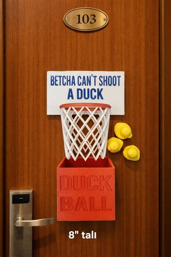 Duck Basketball Game for Cruise Door Decor Magnetic Basketball Hoop for Ducks Duck Mailbox - Etsy
