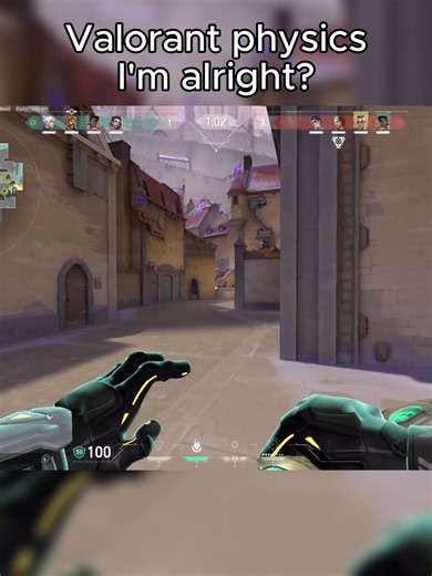 Valorant physics... #valorant #valorantfunny #valorantclip #funnymemes