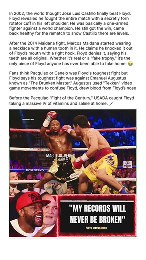 Floyd Mayweather's Toughest Opponent