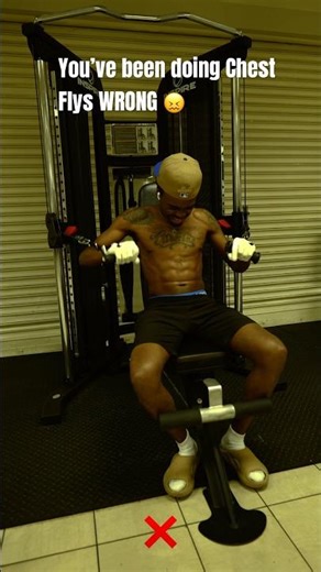 How To Do Chest Fly The RIGHT way ✅ #shorts #ProteinFiend #chestfly #GymTips #FitnessShorts #gym