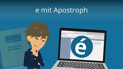 Wie wird e mit Apostroph geschrieben?