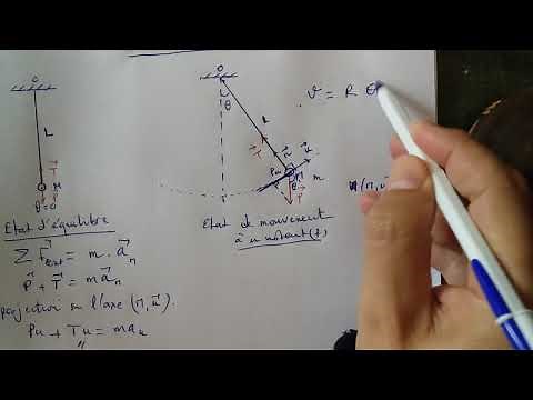 2ème BAC - Pendule simple- Equation différentielle du mouvement.