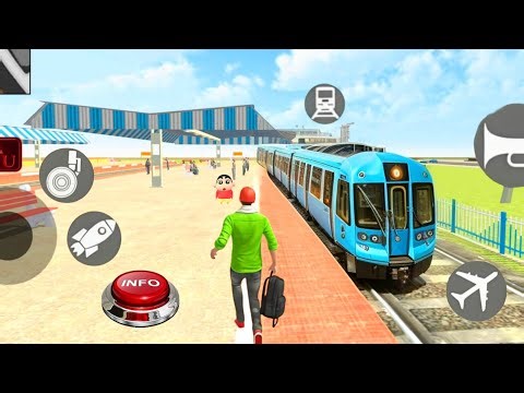 🎬🚆 Shinchan City-তে নতুন Metro Train চালু! 😱🔥 Indian Theft Auto Simulator Gameplay 🎮