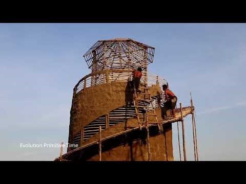 [Full Videos] 99 Days Tips for building a secret house, Secret slide, With a secret underground pool