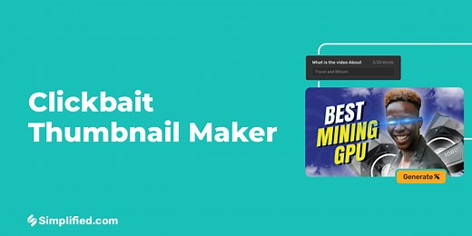 AI Clickbait Thumbnail Maker - Viral YouTube Thumbnails | Simplified