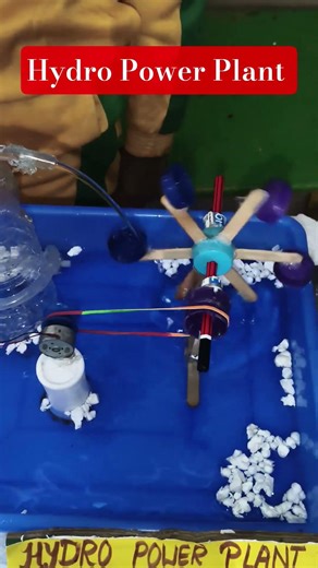Hydro Power Plant | Science Experiment • #experiment #viral #shorts #science
