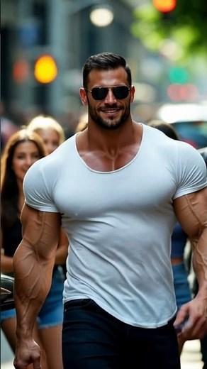 💪 Handsome AI Hyper Bodybuilder 😎 | Power Meets Style ⚙️🔥