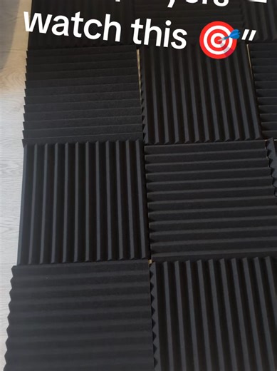 🔇 Soundproof Foam Panel Wall Tiles 🔇 Upgrade your space with these high-quality soundproof foam panels, designed to reduce echo and absorb unwanted noise. Perfect for home studios, gaming rooms, offices, bedrooms, or content creators filming at home. The textured design improves sound clarity while giving your walls a clean, professional look. Easy to install and lightweight, they’re ideal for anyone wanting better audio without major renovations. ✔ Reduces echo & background noise ✔ Ideal for 