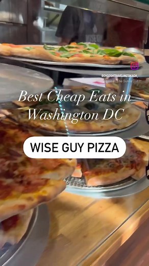 We loved this spot for a yummy and SUPER affordable dinner 🍕 #cheapeats #dcfood