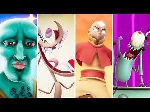 Nickelodeon All-Star Brawl 2 - All Final Smashes (Special Moves) 4K 60FPS