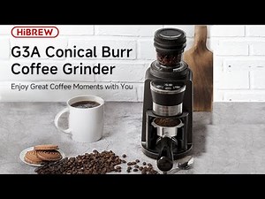 HiBREW G3A Automatic Burr Coffee Grinder – Precision Grinding for Every Brew