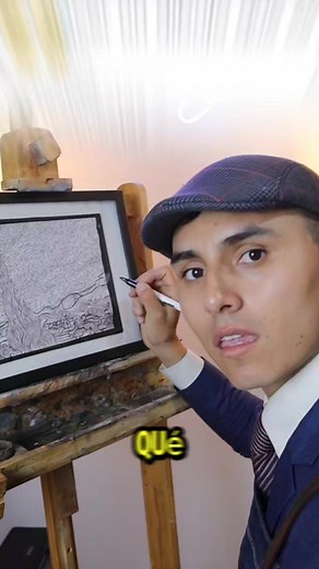 Pinté con Luz 😍🎨 #vangogh #nocheestrellada #vincentvangogh #dibujo #art | Diaz Art