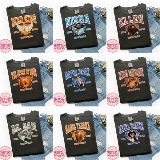 Tom the Lizard Hoppers 2026 Characters File, Mabel Tanaka Ellen Bear Png,animal Kingdom Trip Outfit, Disneyland Movie,pixar Hoppers Matching - Etsy