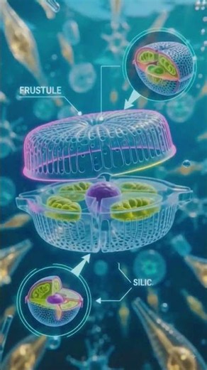 The Tiny Glass Organisms That Keep Earth Alive | Diatoms in 3D Animation
