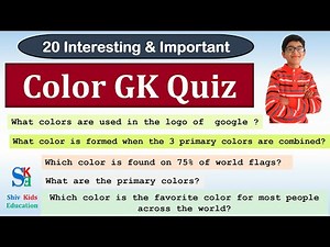 Colour Quiz Questions And Answers | Color Quiz Questions | Quiz on Colors | gk for kids