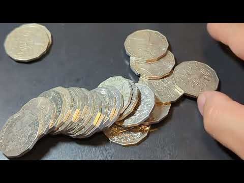 Fifty Cents Coin Roll Hunt