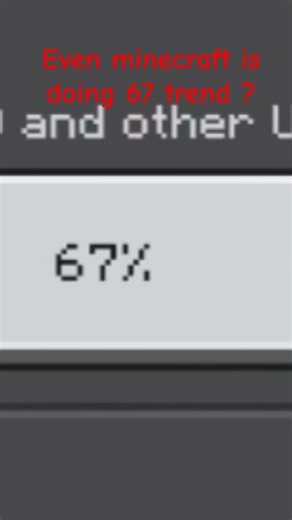 minecraft doing 67 trend #minecraft #67