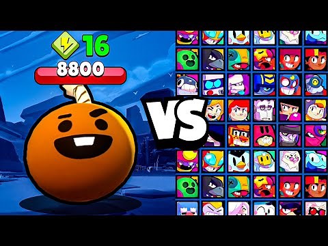 TICK SHOOKY HEAD vs ALL BRAWLERS! With 16 POWER-UPs! | Brawl Stars