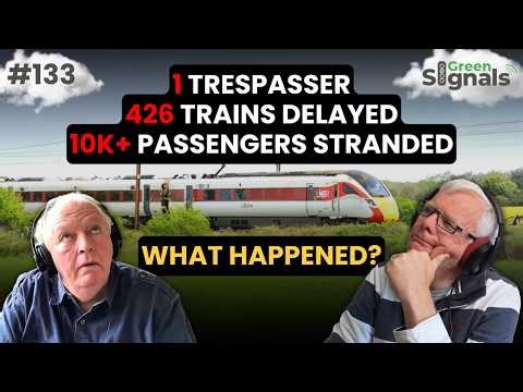 1 Trespasser. 426 Trains delayed. 10k+ Passengers stranded - What happened? | Ep 133