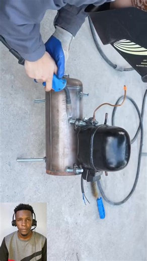 Asi puedes Fabrica un compresor de aire Para pintar con un Motor de Nevera #Dios #fabrication #ad #fbreelsfypシ゚viralシ #reelsvideoシ #reelsviralシ #viralreelsシ #Hogar | Cosas que Reaccionar