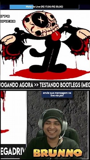 Tela de game over bizarra do felix the cat!