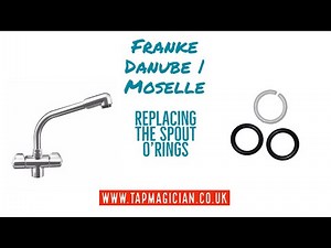 Franke Danube | Moselle - Replacing spout o rings seals repair leaking tap @tapmagician