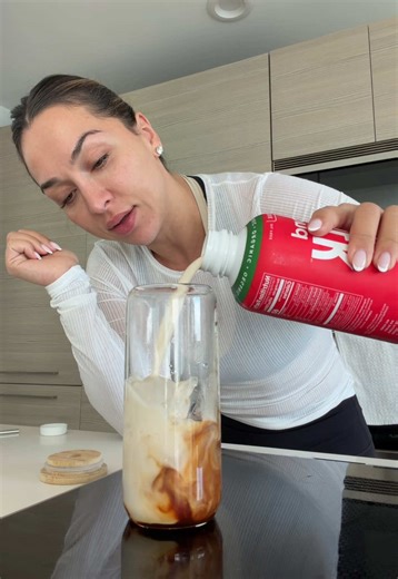 I’ve been meaning to try this holiday nog from @MALK Organics it’s really yummy in coffee. (And don’t come for me about the ice we don’t do this at the coffee shop I promise) lol #holidaynog #icecoffee