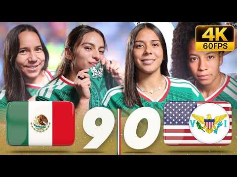 ¡GOLEADA HISTÓRICA! México ENAMORA al MUNDO ante las Islas Vírgenes Estadounidenses