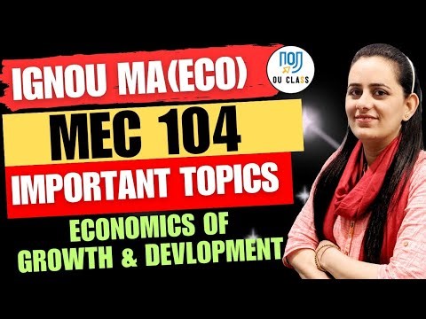 IGNOU MEC 104 Important Questions| IGNOU MEC 104 Last 10 year question papers | Rakhi | OU Class