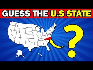 Only True Americans Can Guess All 50 US States | USA Quiz