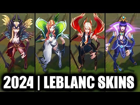 ALL LEBLANC SKINS SPOTLIGHT 2024 | League of Legends