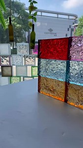 Solid Color Transparent Glass Bricks Block Interior for Wall Glass Brick