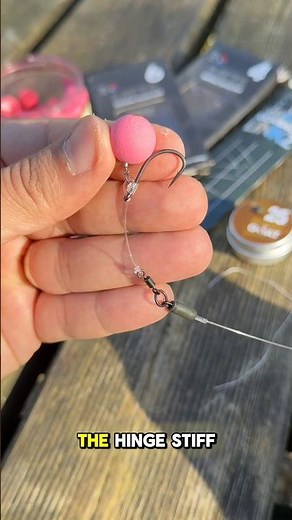 You Won’t Tie a Hinge Stiff Rig For Carp Fishing Faster Than This…👀 #carpfishing #fishing #rigs