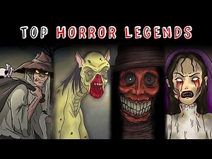 Top horror legends 😈 Creepy Scary Stories | Draw My Life