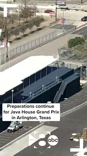 Preparations continue for the Java House Grand Prix in Arlington, Texas