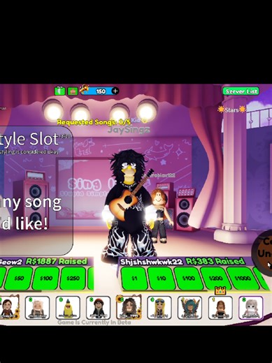 Sing it Pt.21 Linger I love thisss songg Soo muchhh #singing #singit #robloxkaraoke #roblox #fyp