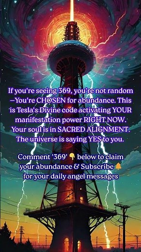 STOP Scrolling - Angel Number 369 Means Abundance Is Coming #shorts #manifestation